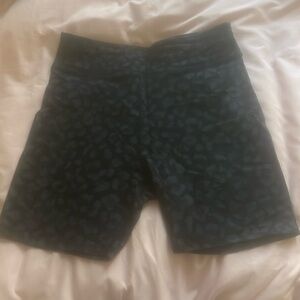 Sarah Day’s White Fox Leopard Shorts